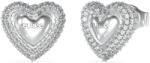 GUESS Ladies Silver Tone Earrings JUBE05020JWRHT/U