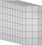 NEXTLY 50 x NEXTLY márvány utánzat öntapadós tapéta készlet, vízálló, állítható, erős ragasztó, könnyen felszerelhető, fedőfelület 9 nm, 30x60 cm, 2mm vastagság P8810 (s50p8810)