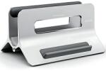 SODI Függőleges laptopállvány SODI SMS300, alumínium, ezüst, 162x88 mm, kompatibilis akár 27 mm széles eszközökkel