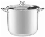 Koko Rozsdamentes acél edény Koko, 28 cm, 13L, üvegfedővel