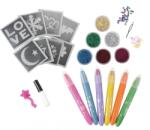 MTS Toy & Hobby Hajkréta és csillámtetoválás készlet