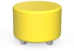 RFG Табуретка RFG Circle, еко кожа, MDF основа, жълта (70485/08 CANARY)
