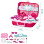 Magic Toys Szépítkező Gurulós Kézitáska 17db-os Szett