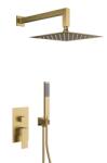 Armatura Logon Brushed Light Gold set de duș ascuns cu duș de ploaie auriu 5139-501-39 (513950139)