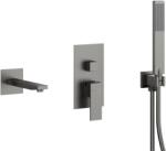 Armatura Logon Gun Metal Grey set cadă și duș ascuns grafit 5139-401-61 (513940161)