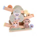 Jouéco Vadállat Mintázatú Fa Rámpa Pálya 3 Kerékkel