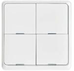 Nedis Intrerupator Smart Zigbee 3.0, 12 Setari, Aparent, Alb, Nedis (ZBWS40WT) - trada