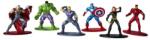 Jada Toys Figurine nano de colecție din metal Marvel Avengers 1, 65", set de 6 buc (J 35006314R01) Figurina