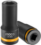 INGCO Cheie tubulară lungă 1/2" 13 mm CrMo (HDIS12132L) Set capete bit, chei tubulare