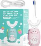 Simed S852 Sonic Elektromos Fogkefe Gyerekeknek 360° U Alakú Rózsaszín