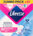 Libresse Dailies Fresh & Protect Regular tisztasági betét 80 db - pelenka