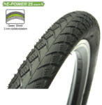 Obor Metro Elite W3109 26x1, 75 (47-559) külső gumi (köpeny), defektvédett (Green Shield), reflexcsíkos, E25, 690g