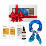 Revox - Set Elysa - Ser Revox Hyaluronic Acid 5% 30ml, Crema SPF50 Revox 30ml, Esarfa albastra