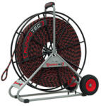 Runpotec PE behúzókötél acél csévélődobbal, D=10 mm, 200m (101680) (101680)