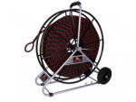 Runpotec PE behúzókötél acél csévélődobbal, D=12 mm, 150m (101200) (101200)
