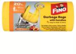 FINO Szemeteszsák, köthető füles, illatosított, 20 l, 30 db, 44x49 cm, 12 , FINO Premium handles , sárga (KHT1523)