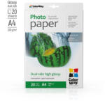 ColorWay Fotópapír, kétoldalas, magasfényű 220 g/m2, A4, 20 sht (PGD220020A4) (PGD220020A4) - tintasziget