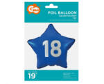 GoDan Balon Folie 18 Ani, Model Stea Albastra 44 cm GD1964 Baloane folie (GD1964)