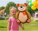 GoDan Balon Folie Model Ursulet cu Inimă 48 x 65 cm GD1968 Baloane folie (GD1968)