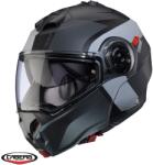 Caberg Casca Caberg Duke Evo SV Indy - Flip-up, negru/gun metal/gri mat, Ochelari soare incluși, ECE 22.06 (C0KD60P)