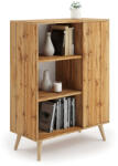  Dulap raft Fondi stejar auriu craft, stil scandinav Raft