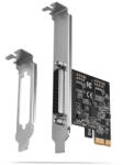 AXAGON I/O bővítőkártya AXAGON PCEA-P1N 1x párhuzamos port adapter w. SP & LP (PCEA-P1N)