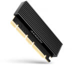 AXAGON PCEM2-XS PCIe NVMe M. 2 adapter, alumínium hűtőbordával, PCIe x16, fekete (PCEM2-XS)