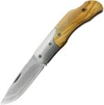 HARAHU Damaškový összecsukható kés DA3412V - Barna / Ezüst KP39425