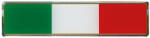 Lampa Olasz zászló Dekoráció, Téglalap alakú, 110x27mm (0115007)