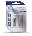 m-tech IZZÓ, 12V, 21W, LED SMD BA15S, 18XSMD, FEHÉR, PÁR, CANBUS (72LB355W)