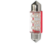 m-tech IZZÓ, 12V, C5W, LED, SZOFITA, 36MM, 6XLED, PIROS, PÁR (72LB023R)