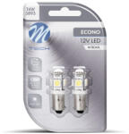 m-tech IZZÓ, 12V, BA9S, LED, FEHÉR, PÁR, 5XSMD (72LB057W)