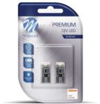 m-tech T10, LED izzó, Fehér, 4xSMD, Canbus, Pár (72LB329W)