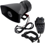 MaxSpeed Sziréna + Mikrofon, Három szólamú, 80W (56HN729)