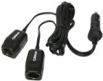 Carpoint Szivargyújtó elosztó, 2x12V, 2M kábel (370523485)