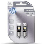 m-tech LB319W, T4W Led Canbus, Fehér, 12V BA9S (72LB319W)