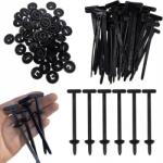  Kábelkötegelő bilincs, nylon, autóipari, többcélú, 100 darab (100 klipsów do opasek kablowych)