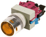 Lampa Kapcsoló nyomógombos, Ledes, Sárga (0145548)