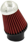 MaxSpeed Sport Levegőszűrő, Króm/Piros, 20° (56FT049)
