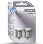 m-tech Izzó 12v G18 Ba18s Led Smd 2db 9x2835 Smd Led Piros (72lb088r)