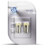 m-tech LB075W BA15S Led Izzó, Fehér 12V (72LB075W)