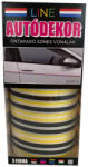 Line Öntapadós Dekorcsík 8x130cm, Citromsárga-Fekete, 52 (30311529)