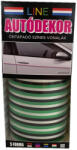 Line Öntapadós Dekorcsík 8x130cm, Fekete-Világoszöld, 33 (30311338)