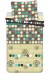 Jerry Fabrics Poliészter-pamut ágynemű szett 2 ágyra Circles Green, zöld ágynemű (2320508)