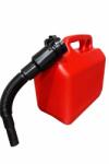 Károlyi-Plast Kft 5 literes műanyag üzemanyag kanna flexibilis kiöntőcsővel - piros (5l üzemanyagkanna)