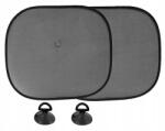 Carmotion Ablakárnyékolók 44 x 38 cm-es méretben, tapadókorongokkal, fekete, 2 db (58558)