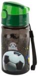 DERFORM Szívószálas focis műanyag kulacs 330 ml - Football Fever (BCPI20) - iskolataskawebshop