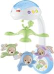 Mattel Zenélő forgó játék macikkal Fisher-Price Dreams 3 az 1-ben Projektoros (CDN41)