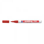 edding Lakkmarker 1-2mm, kerek Edding 751 piros - papirx