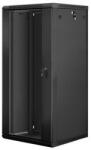 Lanberg 19" fali rack szekrény 27U/600X600 lapraszerelt, fekete V2